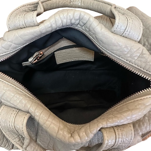 Alexander Wang Rocco Duffel Bag | Slate Gray Studded Leather - Picture 11 of 16